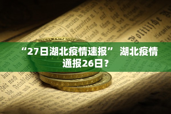 “27日湖北疫情速报	” 湖北疫情通报26日？
