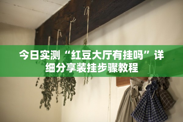 今日实测“红豆大厅有挂吗	”详细分享装挂步骤教程