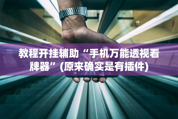 教程开挂辅助“手机万能透视看牌器”(原来确实是有插件)