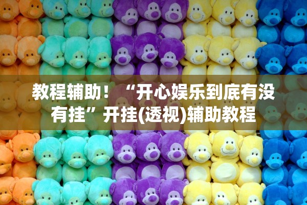 教程辅助！“开心娱乐到底有没有挂”开挂(透视)辅助教程