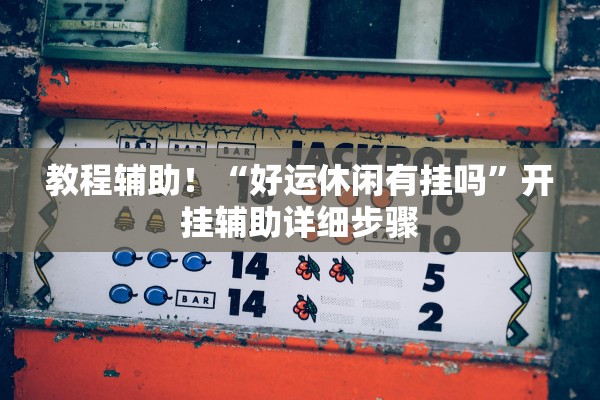 教程辅助！“好运休闲有挂吗	”开挂辅助详细步骤