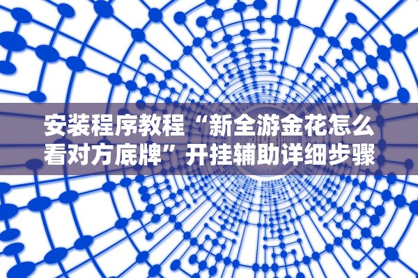 安装程序教程“新全游金花怎么看对方底牌”开挂辅助详细步骤