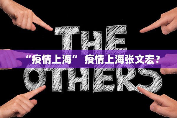 “疫情上海” 疫情上海张文宏？