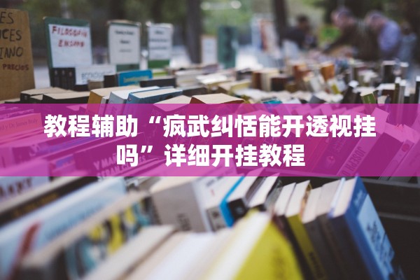 教程辅助“疯武纠恬能开透视挂吗”详细开挂教程