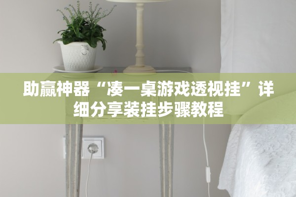 助赢神器“凑一桌游戏透视挂”详细分享装挂步骤教程