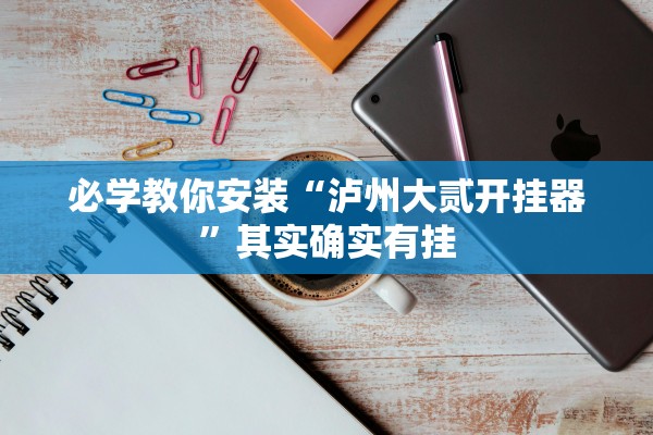 必学教你安装“泸州大贰开挂器”其实确实有挂