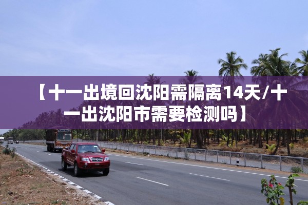 【十一出境回沈阳需隔离14天/十一出沈阳市需要检测吗】