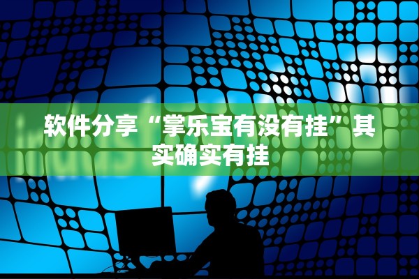 软件分享“掌乐宝有没有挂”其实确实有挂