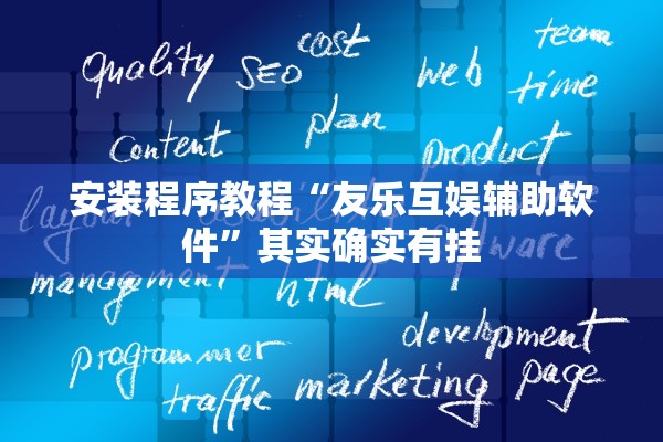 安装程序教程“友乐互娱辅助软件”其实确实有挂