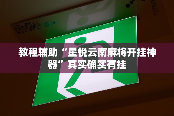 教程辅助“星悦云南麻将开挂神器”其实确实有挂
