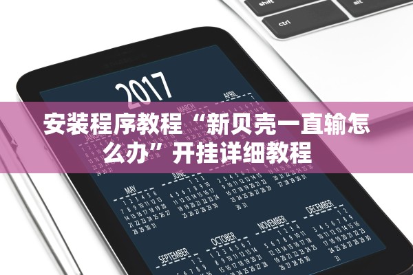 安装程序教程“新贝壳一直输怎么办”开挂详细教程