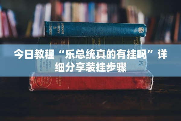 今日教程“乐总统真的有挂吗	”详细分享装挂步骤