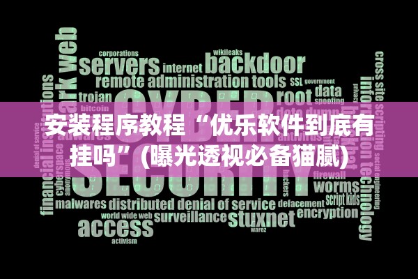 安装程序教程“优乐软件到底有挂吗”(曝光透视必备猫腻)
