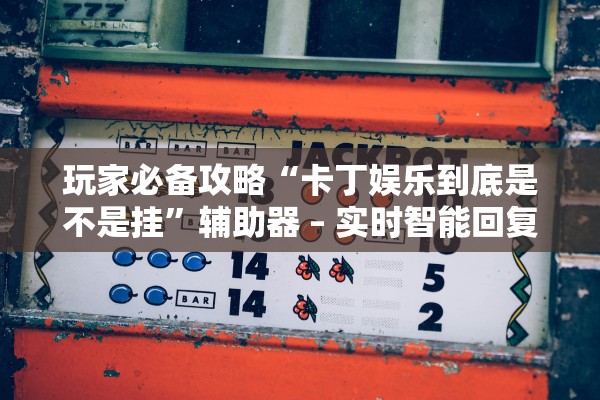 玩家必备攻略“卡丁娱乐到底是不是挂”辅助器 – 实时智能回复