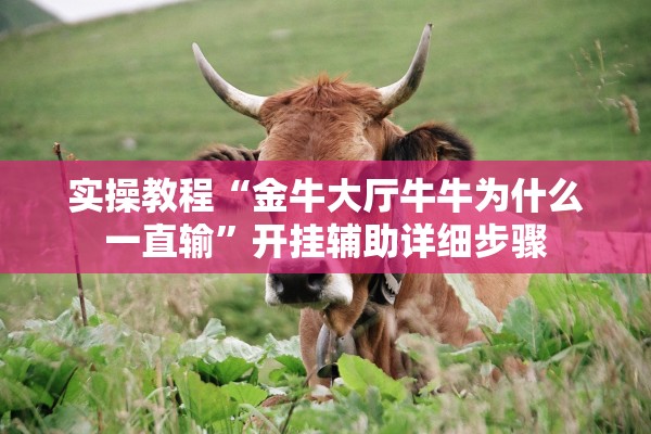 实操教程“金牛大厅牛牛为什么一直输”开挂辅助详细步骤
