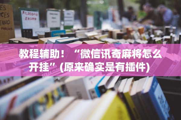教程辅助！“微信讯奇麻将怎么开挂”(原来确实是有插件) 