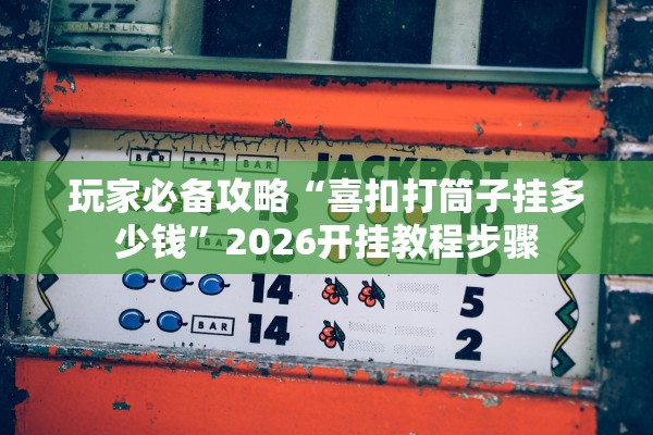 玩家必备攻略“喜扣打筒子挂多少钱”2026开挂教程步骤