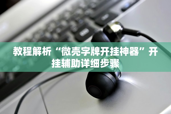教程解析“微壳字牌开挂神器”开挂辅助详细步骤