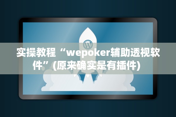 实操教程“wepoker辅助透视软件”(原来确实是有插件) 