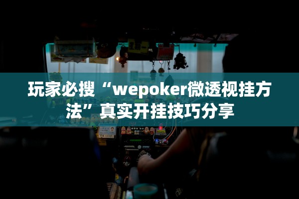 玩家必搜“wepoker微透视挂方法”真实开挂技巧分享