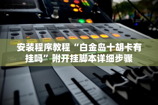 安装程序教程“白金岛十胡卡有挂吗	”附开挂脚本详细步骤