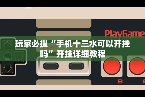 玩家必搜“手机十三水可以开挂吗	”开挂详细教程