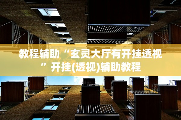 教程辅助“玄灵大厅有开挂透视	”开挂(透视)辅助教程