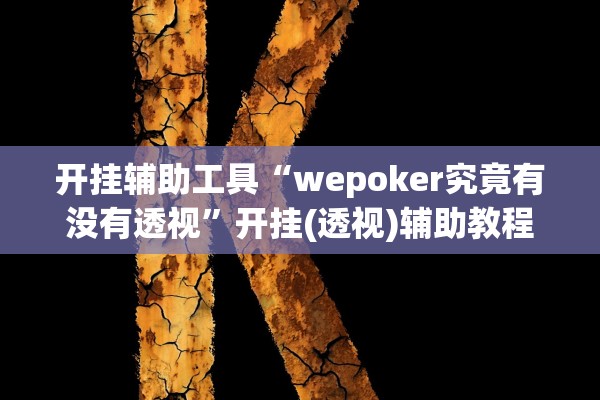 开挂辅助工具“wepoker究竟有没有透视”开挂(透视)辅助教程