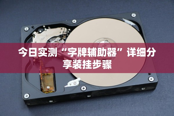 今日实测“字牌辅助器	”详细分享装挂步骤