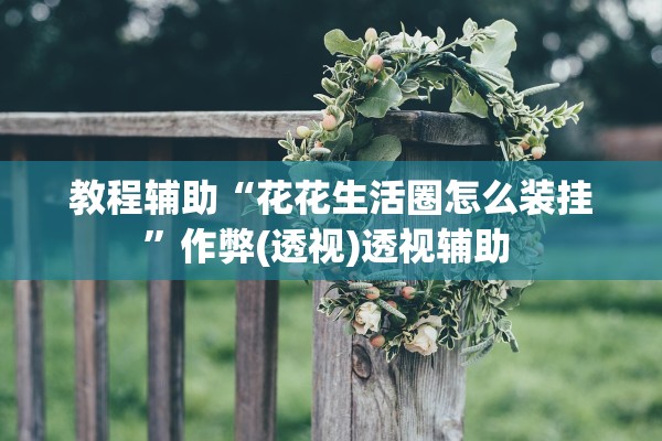 教程辅助“花花生活圈怎么装挂	”作弊(透视)透视辅助 