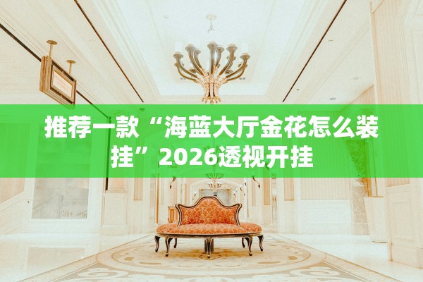 推荐一款“海蓝大厅金花怎么装挂”2026透视开挂