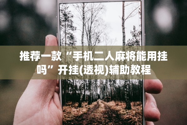 推荐一款“手机二人麻将能用挂吗”开挂(透视)辅助教程