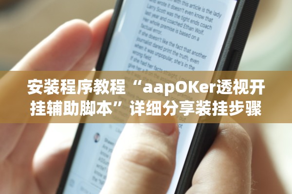 安装程序教程“aapOKer透视开挂辅助脚本”详细分享装挂步骤