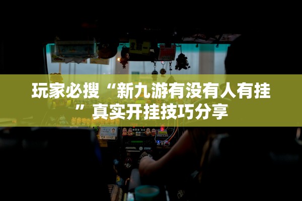 玩家必搜“新九游有没有人有挂”真实开挂技巧分享
