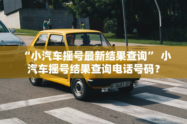 “小汽车摇号最新结果查询” 小汽车摇号结果查询电话号码？