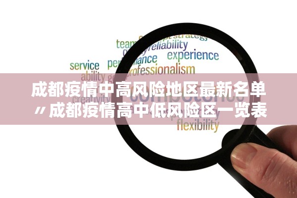 成都疫情中高风险地区最新名单〃成都疫情高中低风险区一览表 成都疫情中高风险地区最新名单〃成都疫情高中低风险区一览表