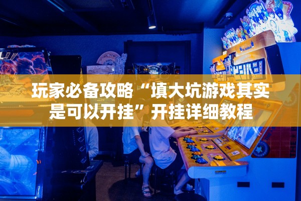 玩家必备攻略“填大坑游戏其实是可以开挂”开挂详细教程