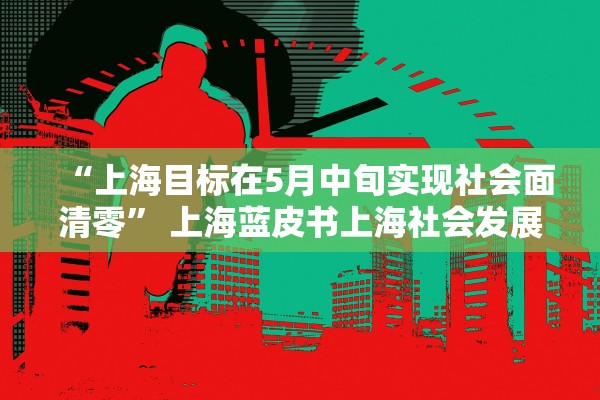 “上海目标在5月中旬实现社会面清零” 上海蓝皮书上海社会发展报告2019提出十三五以来？
