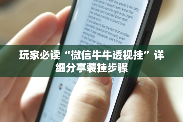 玩家必读“微信牛牛透视挂	”详细分享装挂步骤