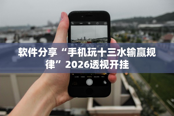软件分享“手机玩十三水输赢规律”2026透视开挂