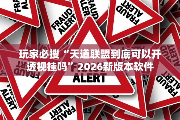 玩家必搜“天道联盟到底可以开透视挂吗”2026新版本软件
