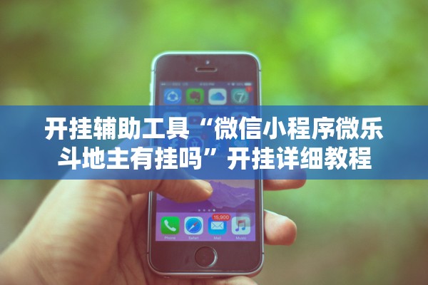 开挂辅助工具“微信小程序微乐斗地主有挂吗	”开挂详细教程