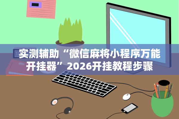 实测辅助“微信麻将小程序万能开挂器”2026开挂教程步骤
