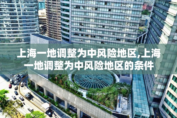 上海一地调整为中风险地区,上海一地调整为中风险地区的条件 上海一地调整为中风险地区,上海一地调整为中风险地区的条件