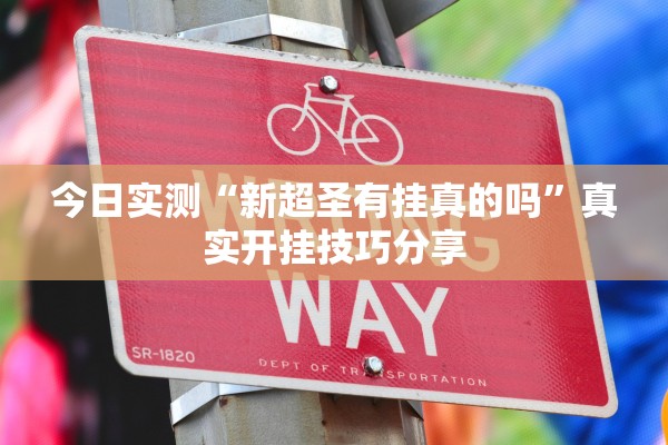 今日实测“新超圣有挂真的吗	”真实开挂技巧分享