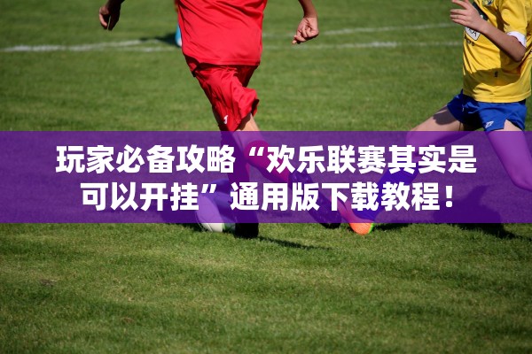 玩家必备攻略“欢乐联赛其实是可以开挂”通用版下载教程！