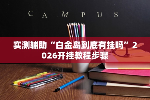 实测辅助“白金岛到底有挂吗	”2026开挂教程步骤
