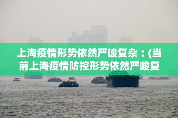 上海疫情形势依然严峻复杂︰(当前上海疫情防控形势依然严峻复杂) 上海疫情形势依然严峻复杂︰(当前上海疫情防控形势依然严峻复杂)